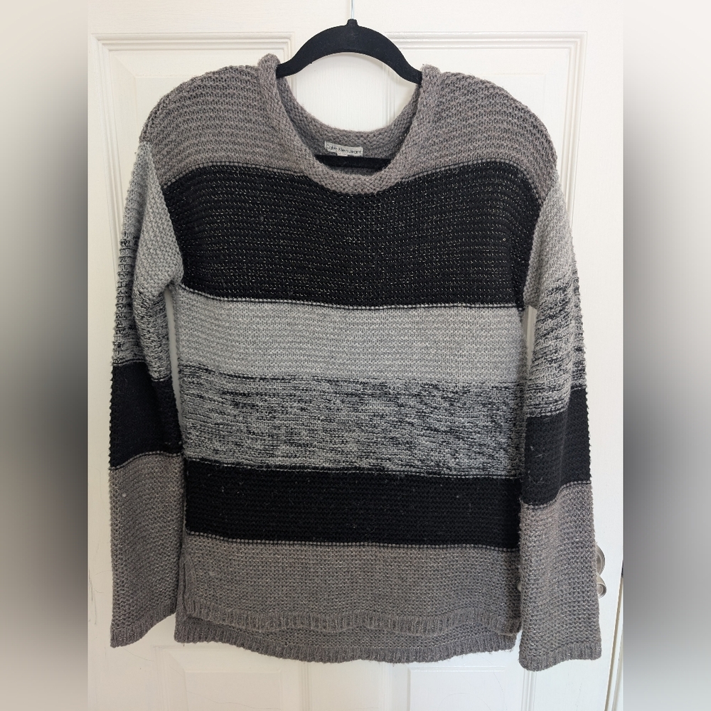 [Calvin Klein Jeans] Wool Blend Stripe Sweater - Small